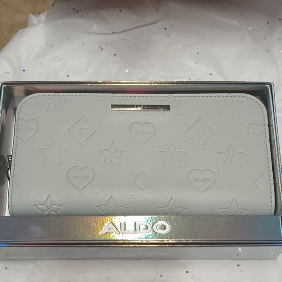 Grey Aldo Wallet Brand New In Box - Picture 1 of 4